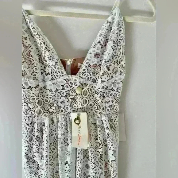 For love and lemons Botanic Midi dress Ivory fairycore romantic boho - Picture 3 of 6